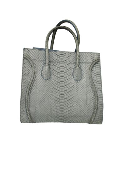 CELINE Paris Luggage
in grey python leather...