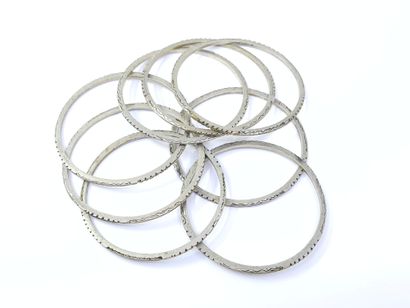 MAROC début XX ème siècle
	HUIT bracelets...