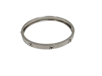 MESSIKA 
Bracelet jonc à pointe en or gris...
