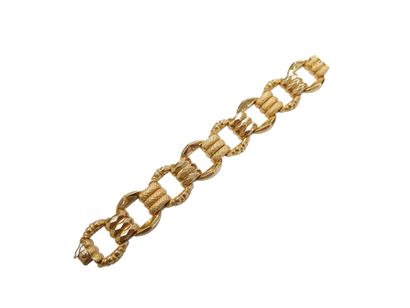TRAVAIL ITALIEN
BRACELET en or jaune 750°...