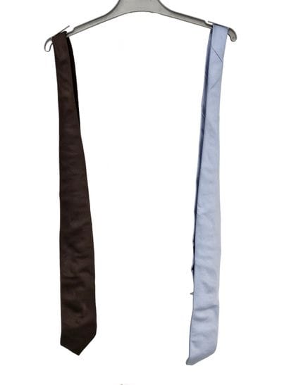 Lanvin
Cravate en soie marron à motifs de...