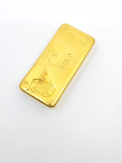 LINGOT D'OR
Poids de l'or fin 995g. 
Avec...