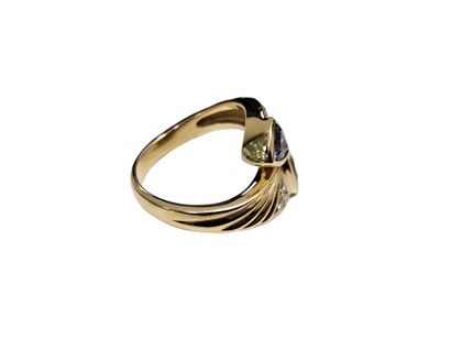 DEMI-PARURE en or jaune 750° comprenant :...