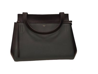 CELINE Paris Edge bag
Green and black leather...