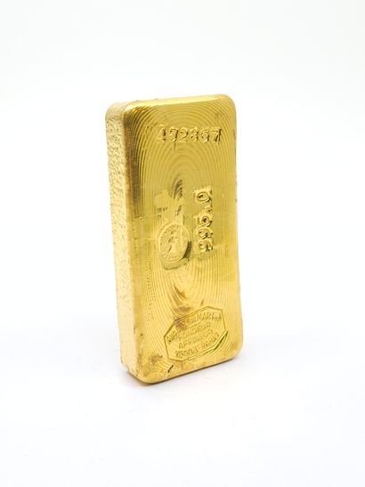 LINGOT D'OR
Poids de l'or fin 995g. 
Avec...