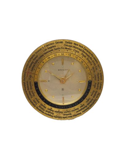 BREGUET
Pendulette de bureau Worldwide ronde...
