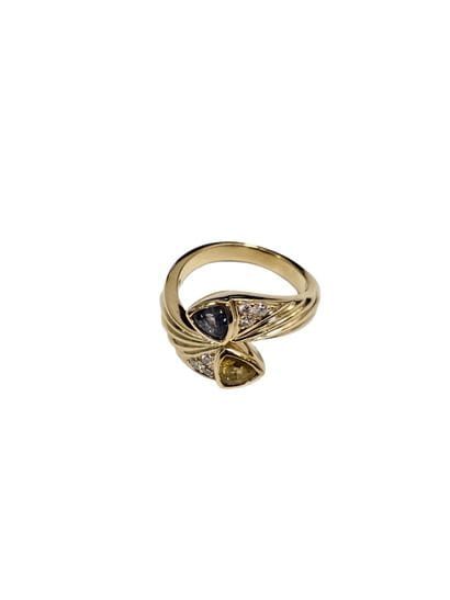 DEMI-PARURE en or jaune 750° comprenant :...