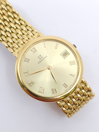 ZENITH
Montre bracelet pour homme en or jaune...