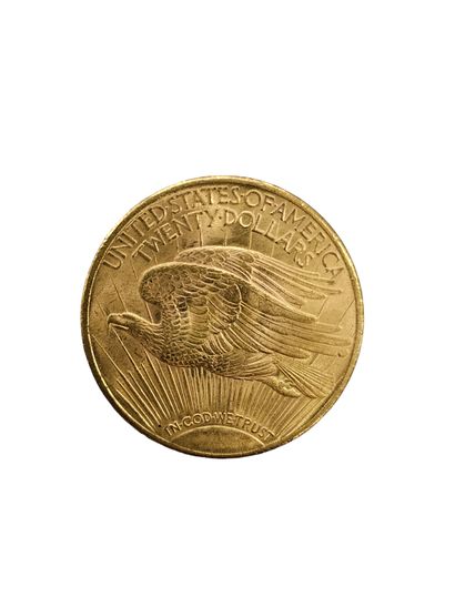 PIECE de 20 dollars Or
1924
Poids: 33,4g