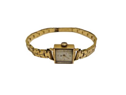 LIP
Montre de dame, boîtier en or 750°, bracelet...