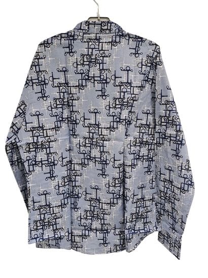 HERMES
Chemise bleux à motifs entremelés
Taille...