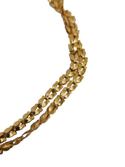 CHAINE en or jaune 750° maille fantaisie...