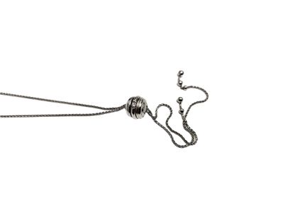 PIAGET
Collier négligé en or gris 750°, la...