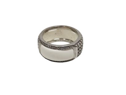 PATEK PHILIPPE 
Bague en or gris 750 et anneau...