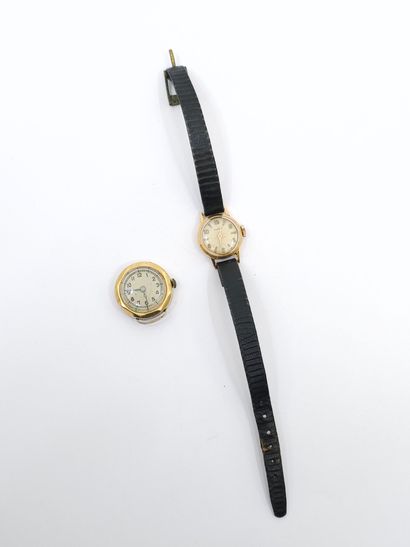 BOITIER de montre en or jaune 750° 
On y...