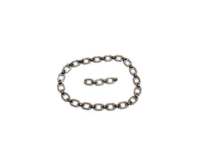 CARTIER 
Bracelet en or et acier modèle Santos...