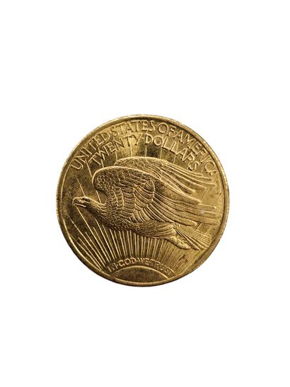 PIECE de 20 dollars Or
1924
Poids: 33,4g