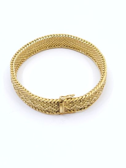 BRACELET maille polonaise en or jaune 750°
Poids...