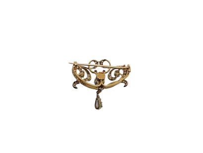 TRAVAIL FRANCAIS fin XIX ème siècle
Broche...