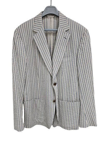 HERMES
Veste beige rayée polychrome
Taille...