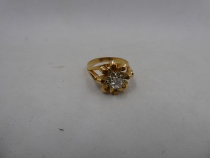 1 Ring 18kt gold and stone 6,23g