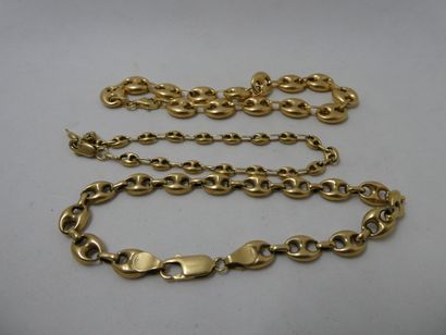 3 Bracelets 18kt Gold 23.84g including 1...