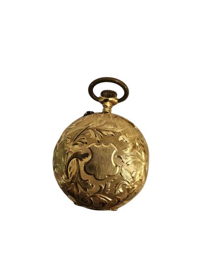 Pocket watch in yellow gold 750 
Gross weight:...