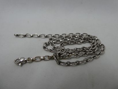 1 18kt white gold chain 19.81g