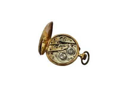 Pocket watch in yellow gold 750 
Gross weight:...