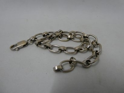 1 Bracelet 18kt white gold 17.54g