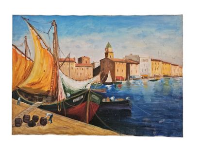 -R. Laurel
Bateaux au port
Petit port de...