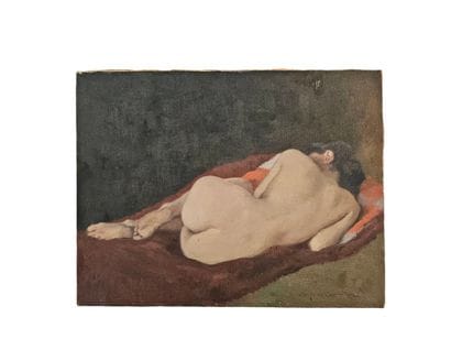 Christian Couillaud
Femme nue couché de dos
Huile...
