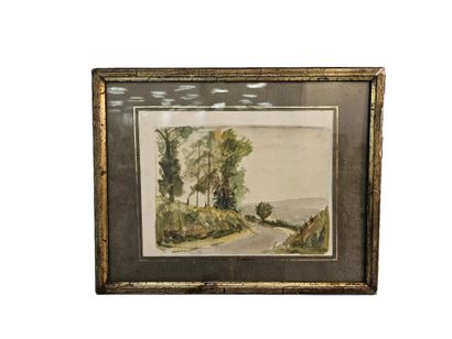 Ensemble de quatre aquarelles
-J. Esteban
Fruits...