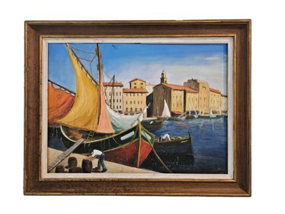 -R. Laurel
Bateaux au port
Petit port de...
