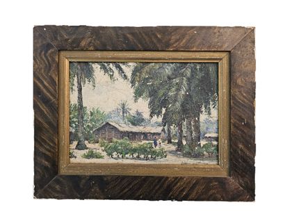 Christian Couillaud 
-Douala
Huile sur toile...