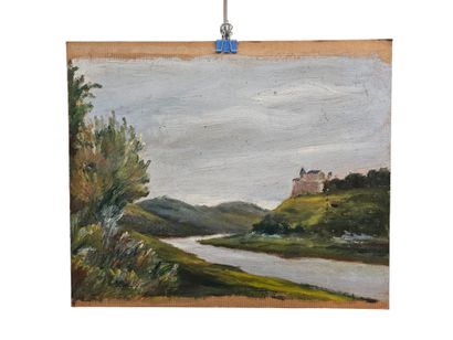 Christian Couillaud
-Paysage provencal 
Huile...