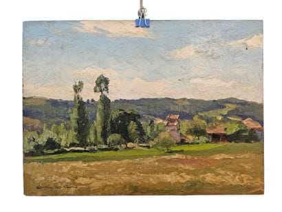 Christian Couillaud 
-Paysage provencal
Huile...