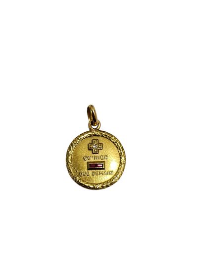 PENDENTIF en or jaune750°
Poids : 3,7 g
