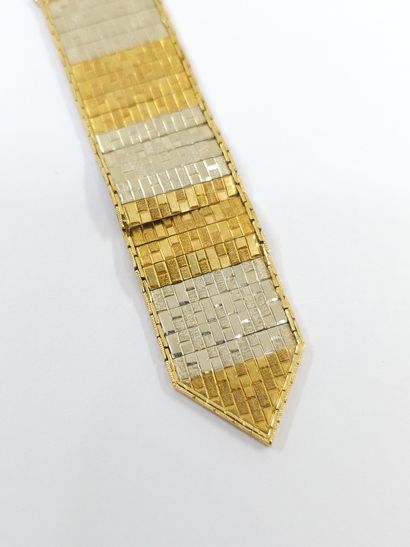 PENDENTIF en or deux tons 750
Poids : 13,84...