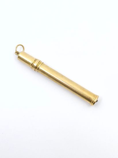 PORTE MINE en or jaune 750° 
Poids brut :...