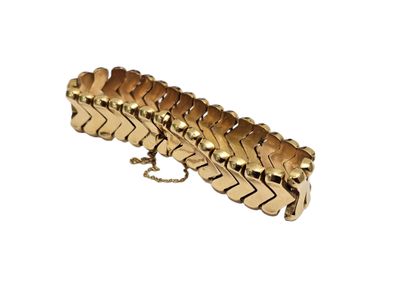 TRAVAIL ITALIEN 
Bracelet manchette maille...