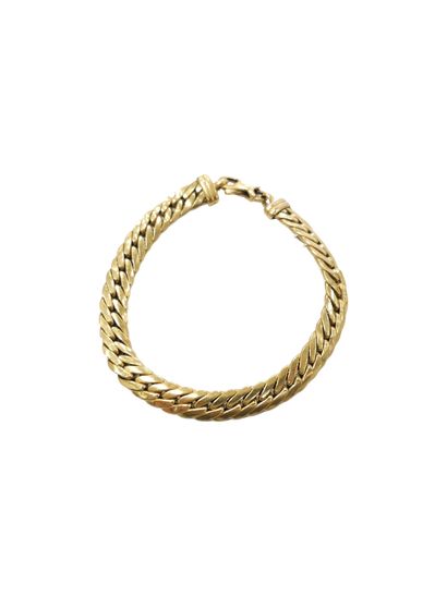 GOURMETTE MAILLE PALMIER en or jaune 750°
Poids...