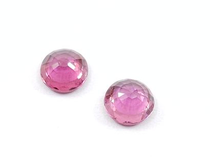 GRENAT purplish pink rhodolite Nbr 2 , rond...