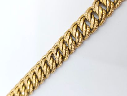 BRACELET maille américaine en or jaune 750°
Poids...