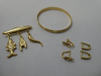 1 18kt Gold bracelet 7,68g for child 1 18kt...