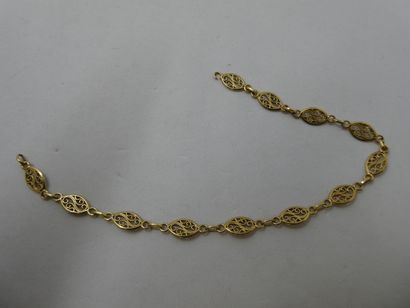 1 Bracelet 18kt Gold 3,62g broken