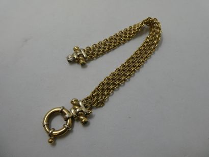 1 Bracelet 18kt gold and stones 19,38g b...