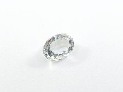 AIGUE MARINE light blue , oval , Brazil ,...