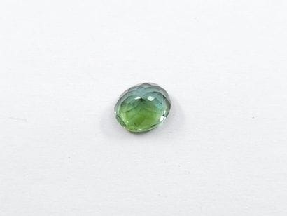 TOURMALINE green VS , ovale , Mozambique...