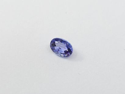 TANZANITE violet blue VVS , oval , Tanzania...
